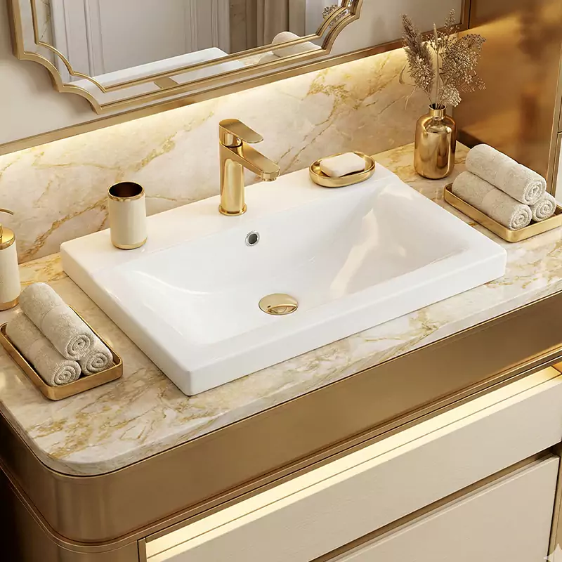 روشویی روکابینتی مروارید مدل کرون 67