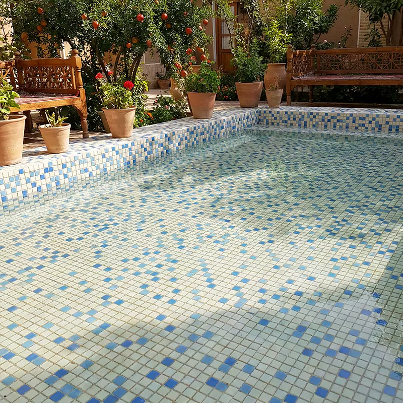 کاشی استخری ایلدیز برند میراک طرح لوستر صدفی کد 5052 سایز 2/5*2/5