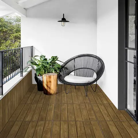 پرسلان ایفا سرام برند میلان طرح تیمبر گردویی مات سایز 60*60