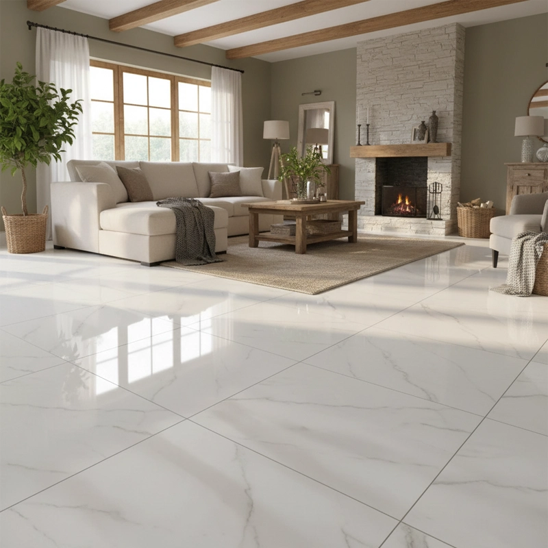 پرسلان تبریز برند کرگرس طرح دانته سفید پولیش سایز 95*95