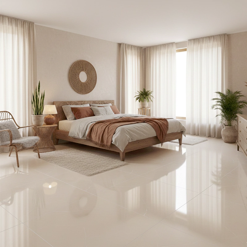 سرامیک ایفا سرام برند میلان طرح سیدورف کرم پولیش سایز 80*80