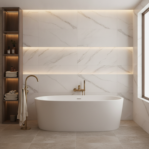 سرامیک سرام نگار طرح آنجلو سفید مات سایز 120*60