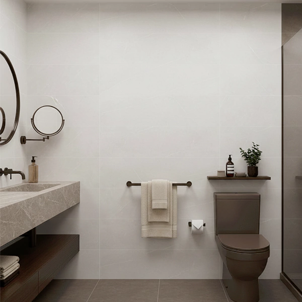 سرامیک سرام نگار طرح بلونیا طوسی روشن مات سایز 90*30