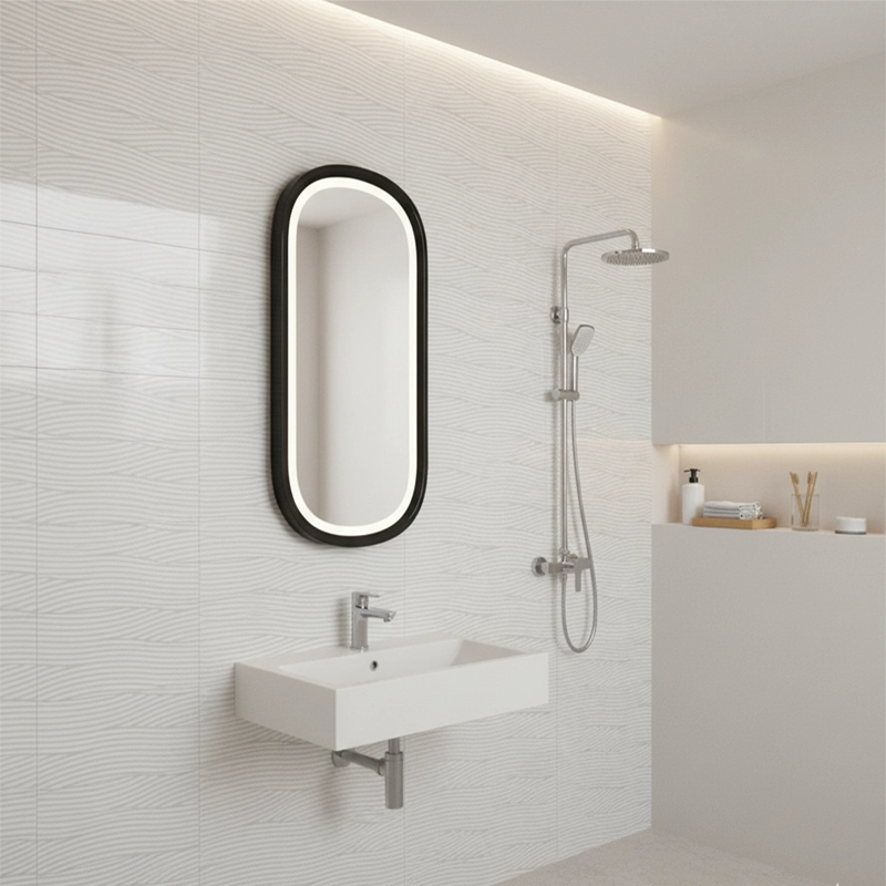 سرامیک سرام نگار طرح کلارا سفید دکور موج براق سایز 90*30