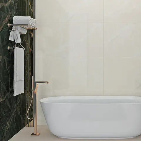 سرامیک ایفا سرام برند میلان طرح برندون کرم پولیش سایز 120*60