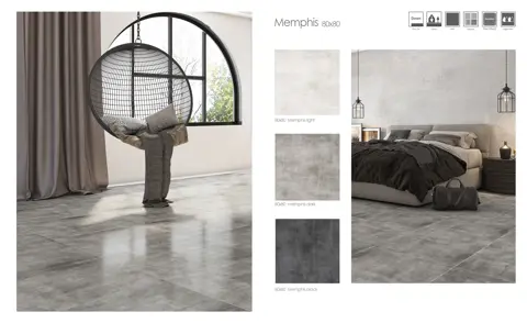 پرسلان صبا طرح ممفیس مشکی مات سایز 80*80