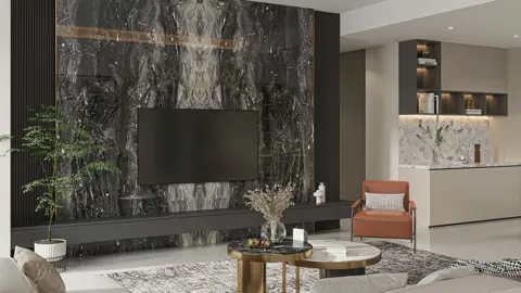 اسلب مهسرام طرح بوک مچ بلک رز مشکی پولیش کد P7070 سایز 240*120