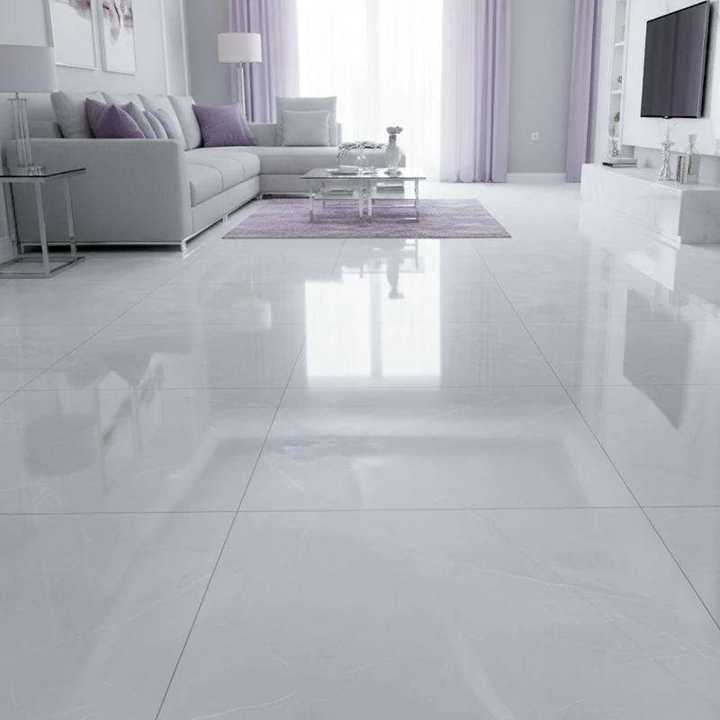 سرامیک ایفا سرام برند میلان طرح لیلیوم طوسی پولیش سایز 80*80