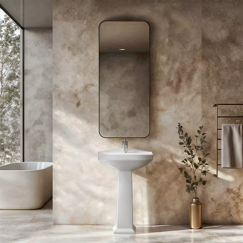 روشویی پایه دار پارس سرام مدل ترنادو 58