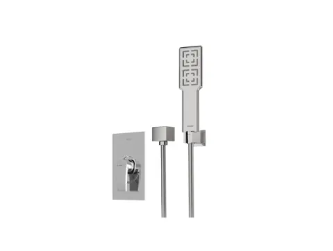 شیر حمام توکار شودر مدل رومر پلاس تیپ 2 BRASS