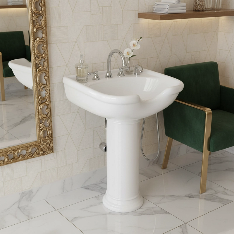 روشویی سرشور پارس سرام مدل مونا پایه دار