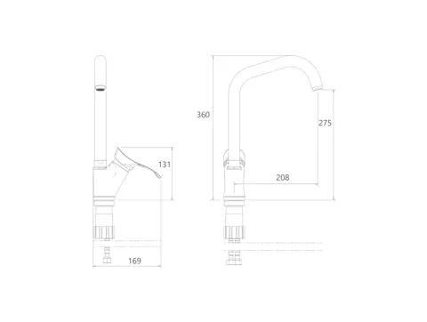 شیر آشپزخانه شودر مدل لرد