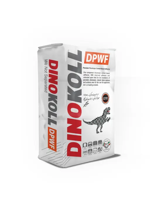 چسب پودری پرسلان DPWF دینوکل چسب پودری پرسلان DPWF دینوکل