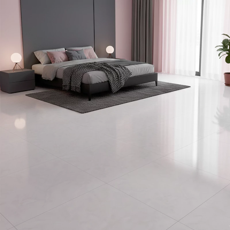 سرامیک ایفا سرام برند میلان طرح رودری سفید پولیش سایز 100*100