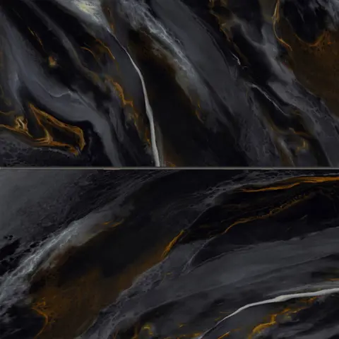 پرسلان ایفا سرام برند میلان طرح دلون مشکی نانو پولیش سایز 160*80