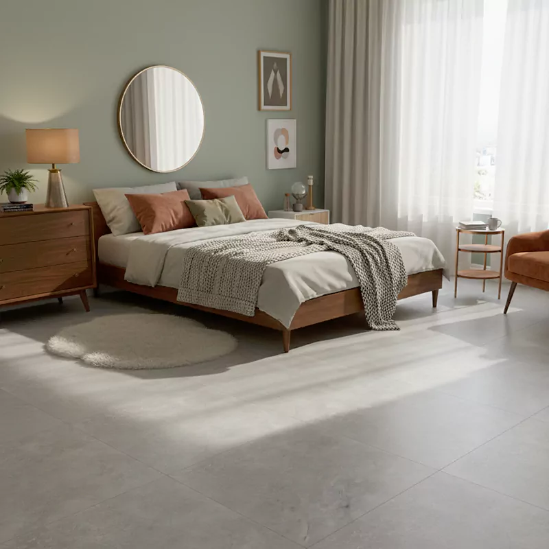 پرسلان صبا طرح سایمون طوسی تیره مات سایز 80*80