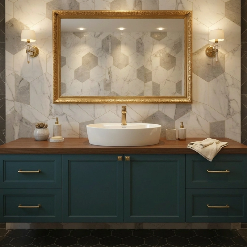 روشویی روکابینتی کرد مدل پاپیتال