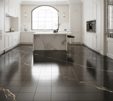 پرسلان الوند طرح آموس مشکی مات سایز 30*30