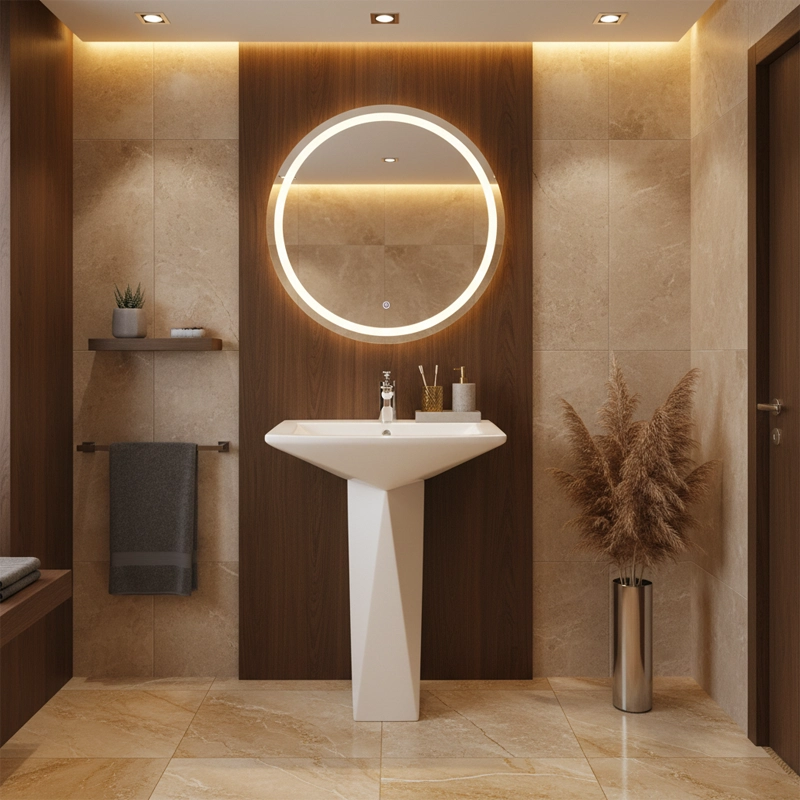 روشویی پایه دار پارس سرام مدل دیاموند 60