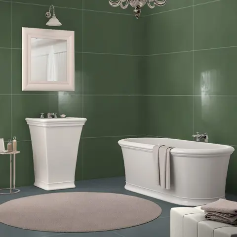 سرامیک ایفا سرام برند میلان طرح مونوکالر سبز کد 86 کریستال پولیش سایز 120*60