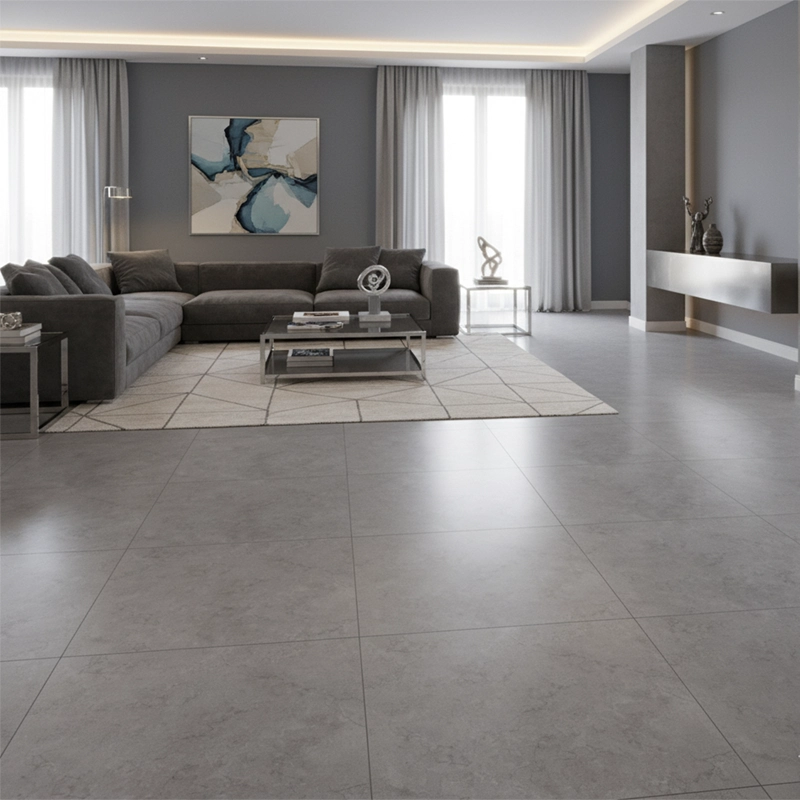 سرامیک سرام نگار طرح آزارو طوسی تیره مات سایز 100*100