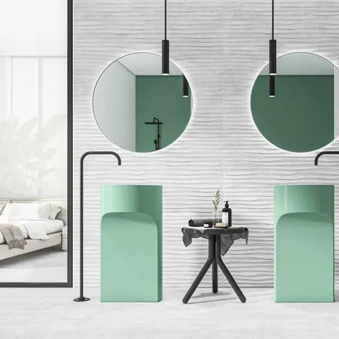 سرامیک سرام نگار طرح لاکیدو دکور طوسی مات سایز 120*60