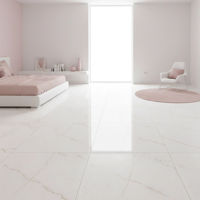 سرامیک ایفا سرام برند میلان طرح کارلوتا سفید مات سایز 100*100