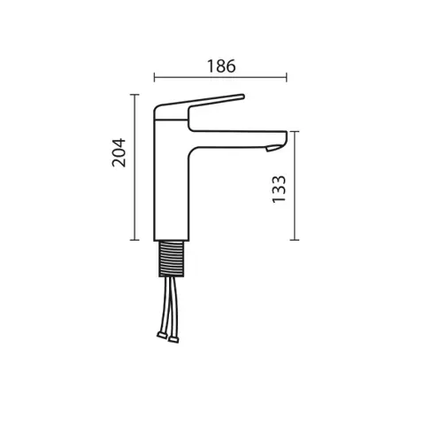 شیر روشویی KWC مدل دومو