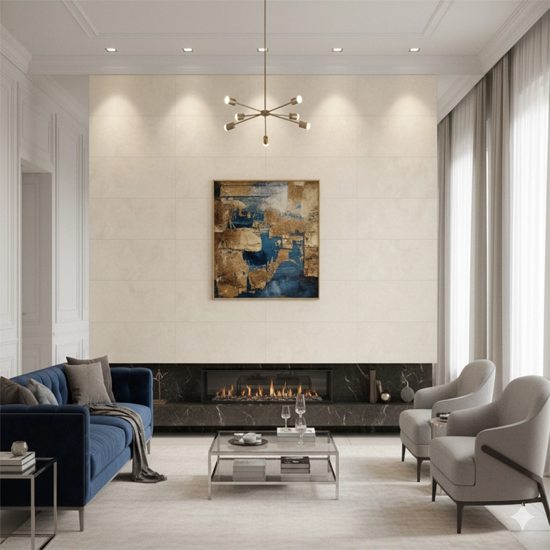 سرامیک سرام نگار طرح ملیکا کرم مات سایز 120*60