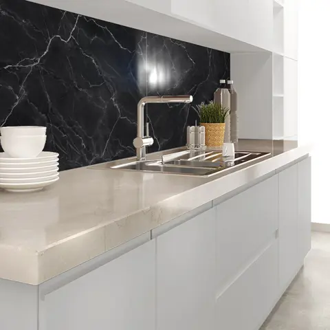 سرامیک ایفا سرام برند میلان طرح جانیک مشکی نانو پولیش سایز 120*60