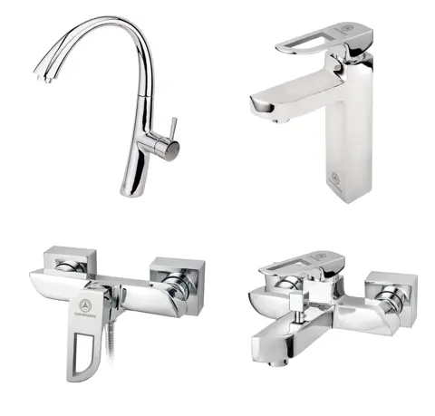 ست شیرآلات قهرمان مدل موج ست شیرآلات قهرمان مدل موج