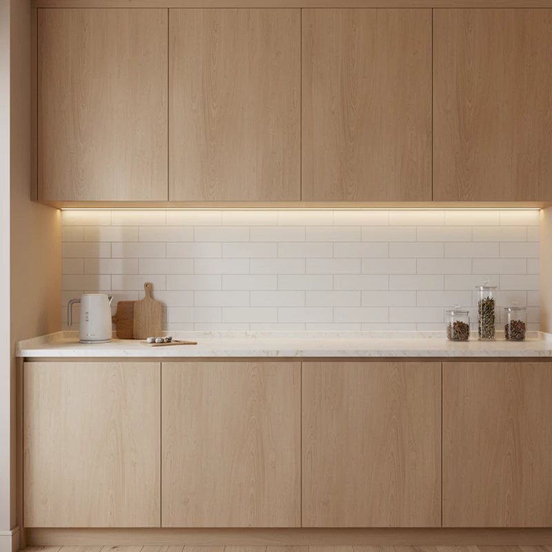 سرامیک ایفا سرام برند میلان طرح بریک مونوکالر طوسی روشن کد 73 کریستال پولیش سایز 30*8