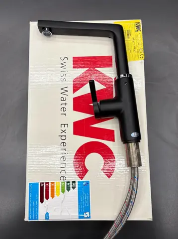 شیر آشپزخانه ثابت KWC مدل آوا مشکی - فروش ویژه