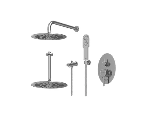 شیر حمام توکار شودر مدل روگن تیپ 4 BRASS شیر حمام توکار شودر مدل روگن تیپ 4 BRASS