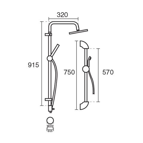 علم یونیکا دوپارچه KWC مدل اوراکل