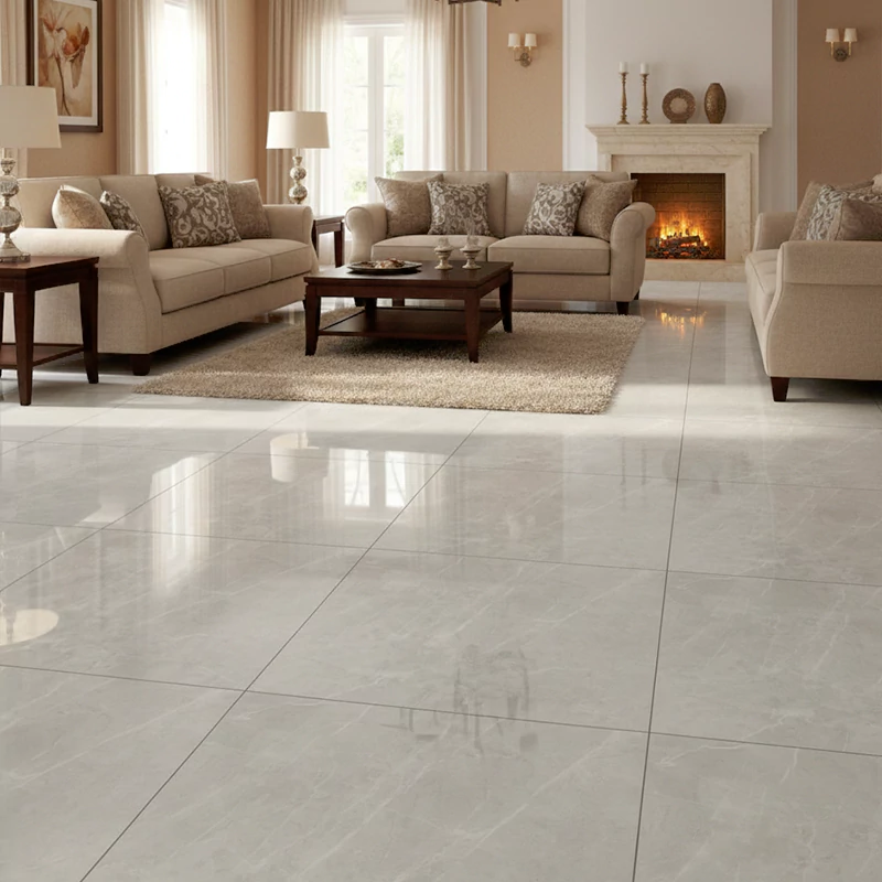 سرامیک الوند طرح کاپری طوسی براق سایز 60*60