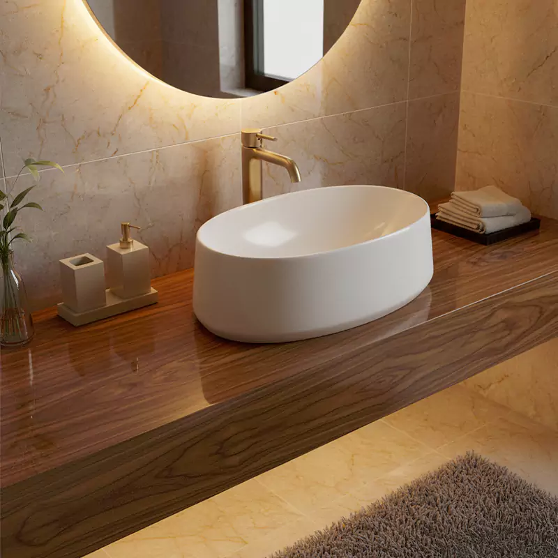 روشویی روسنگی مروارید مدل رومینا 52