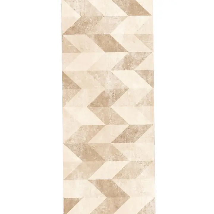 سرامیک سرام نگار طرح فندی کرم دکور زیگزاگی براق سایز 90*30 سرامیک سرام نگار طرح فندی کرم دکور زیگزاگی براق سایز 90*30