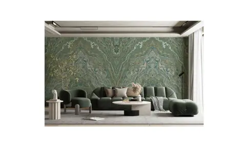 اسلب پرنیان طرح بوک مچ کرون سبز نانو پولیش سایز 270*120