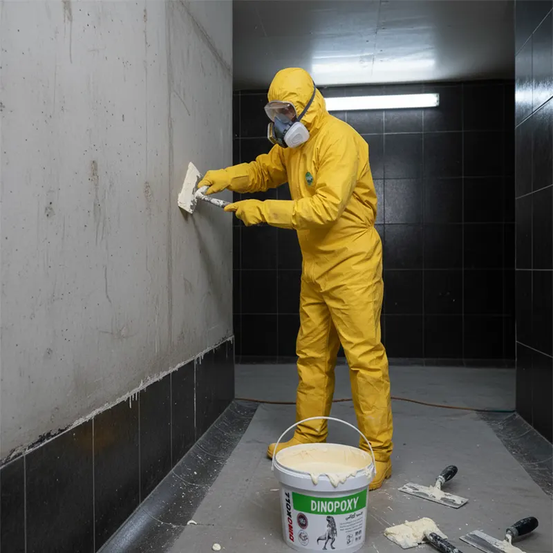 چسب اپوکسی ضداسید دینوکل 3 کیلوگرم