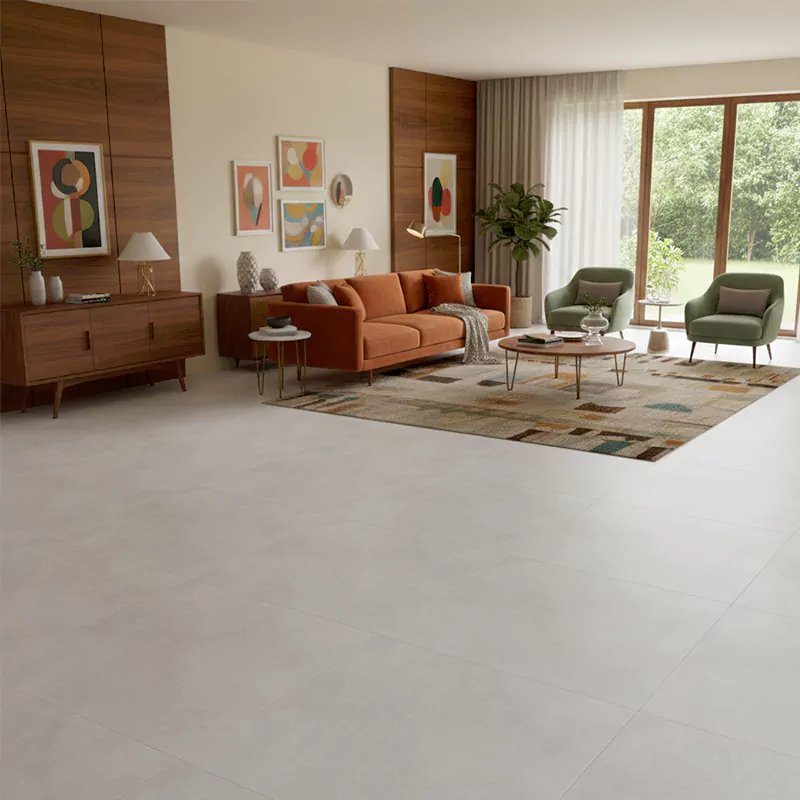 پرسلان صبا طرح راکفورد طوسی مات سایز 80*80