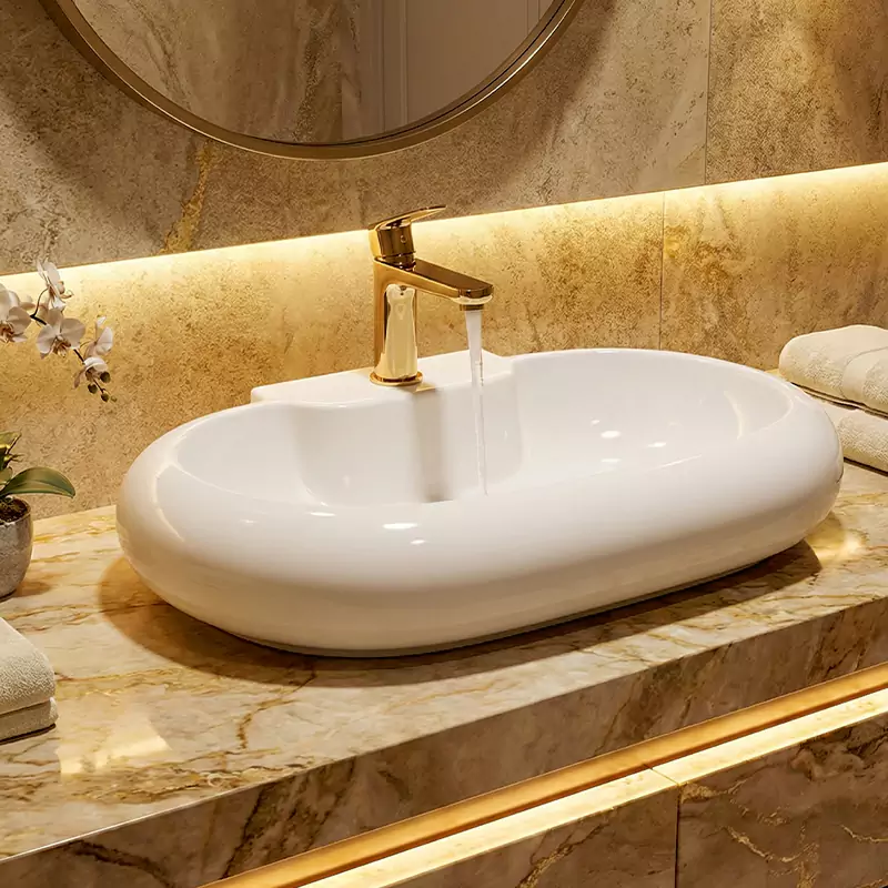 روشویی روسنگی مروارید مدل پارمیدا 60