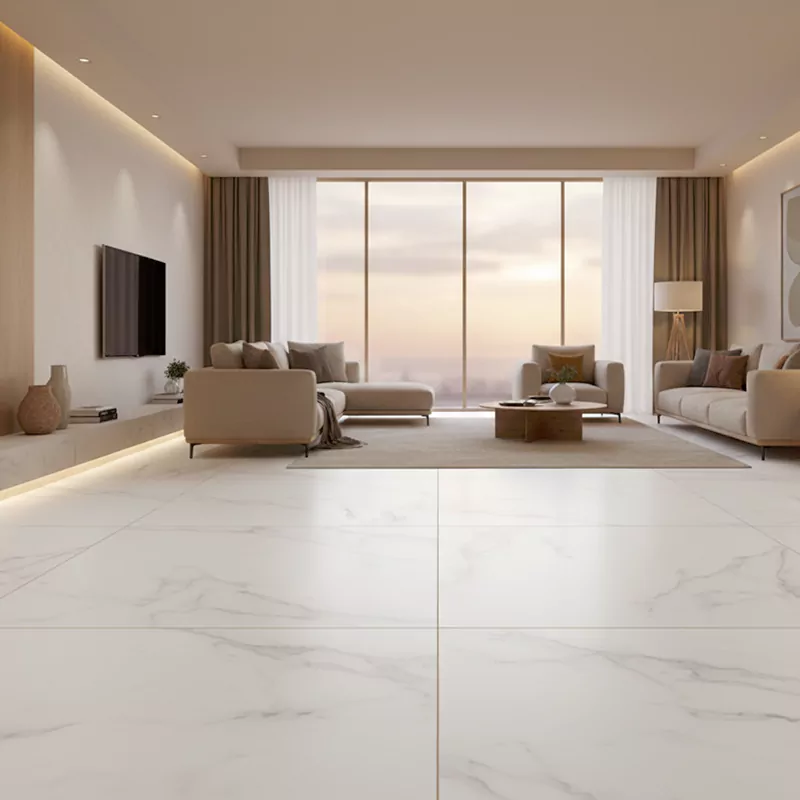 پرسلان صبا طرح کلکته طوسی مات سایز 80*80