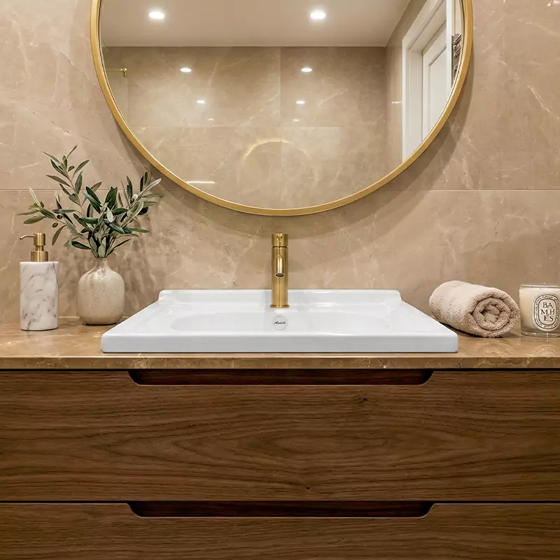 روشویی روکابینتی مروارید مدل ورونا 60