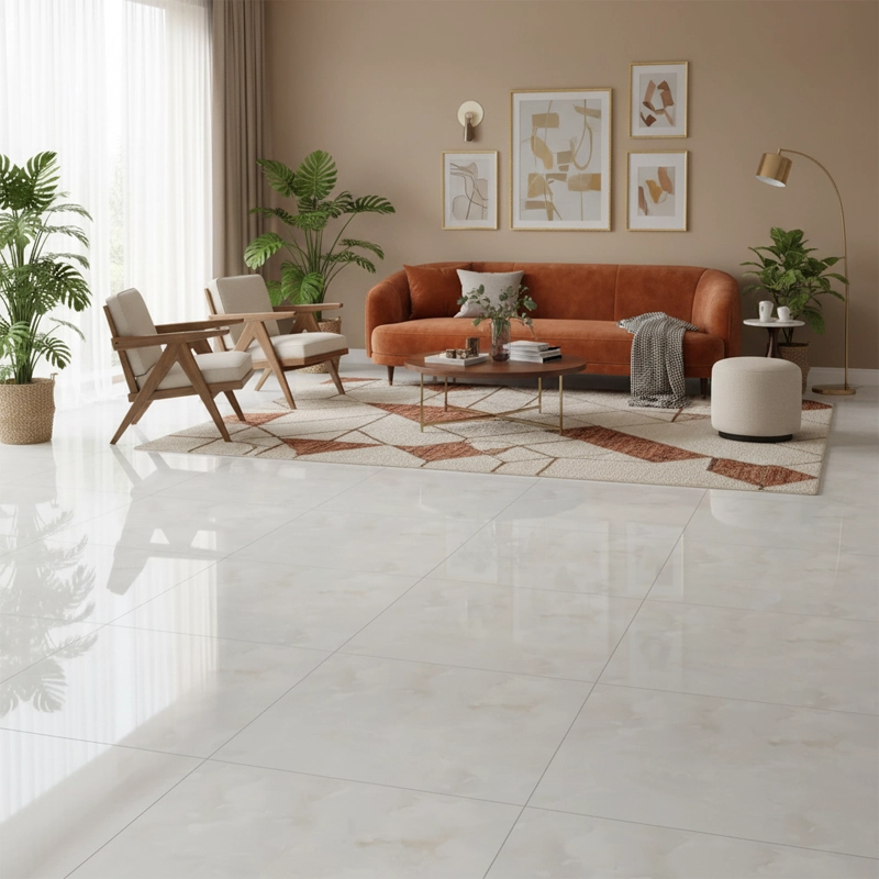 پرسلان تبریز برند کرگرس طرح داوین بژ روشن پولیش سایز 95*95