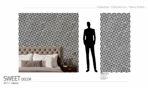 اسلب پرنیان طرح سوییت دکور نانو پولیش سایز 240*120