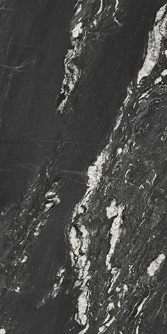 اسلب مهسرام طرح آیرون مشکی پولیش کد P7010 سایز 240*120