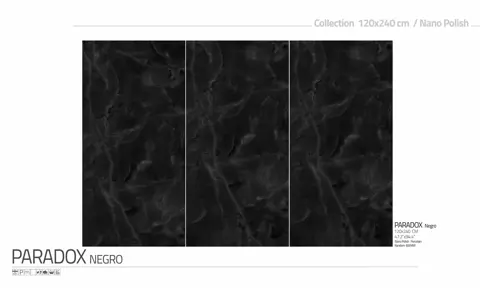 اسلب پرنیان طرح پارادوکس نگرو نانو پولیش سایز 240*120