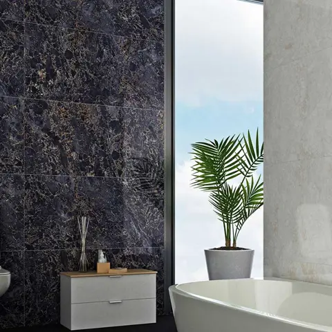 سرامیک ایفا سرام برند میلان طرح کاوالی مشکی نانو پولیش سایز 120*60