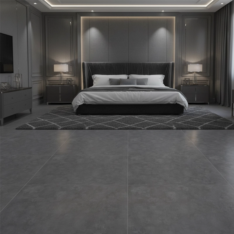 سرامیک سرام نگار طرح مدیسون طوسی تیره مات سایز 100*100